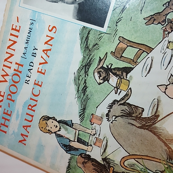 Vintage More Winnie-the-Pooh Read by Maurice Eveans Vinyl - Picture 2 of 6